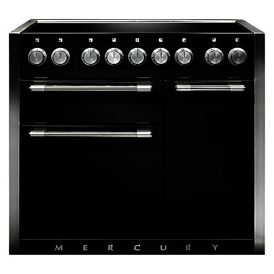 Mercury 1000 Electric Range Cooker with Induction Hob Ash Black